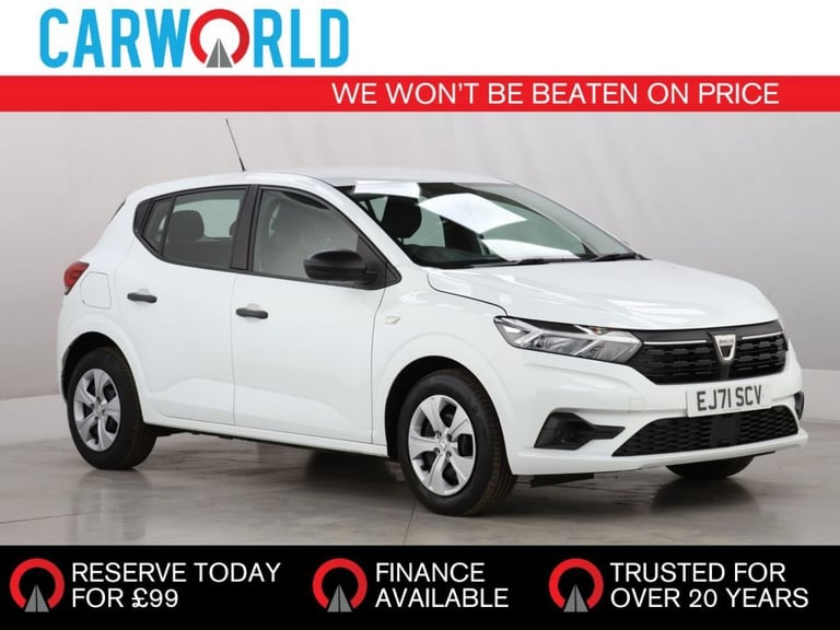 image for 2021 Dacia Sandero 1.0 SCe Essential Hatchback 5dr Petrol Manual Euro 6 (s/s) (65 ps) Hatchback P...