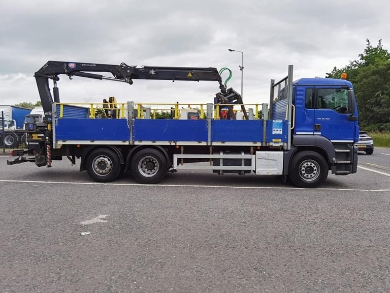 2017 MAN TGS 26.360 6X2 DROPSIDE 20ft Flat