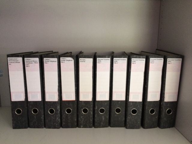 Lever Arch Files – Job lot of 10 files