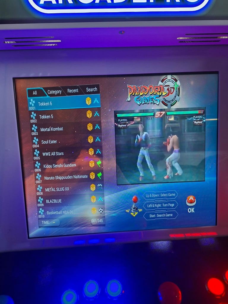 Arcade machine