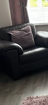 Excellent Condition real leather sofa 