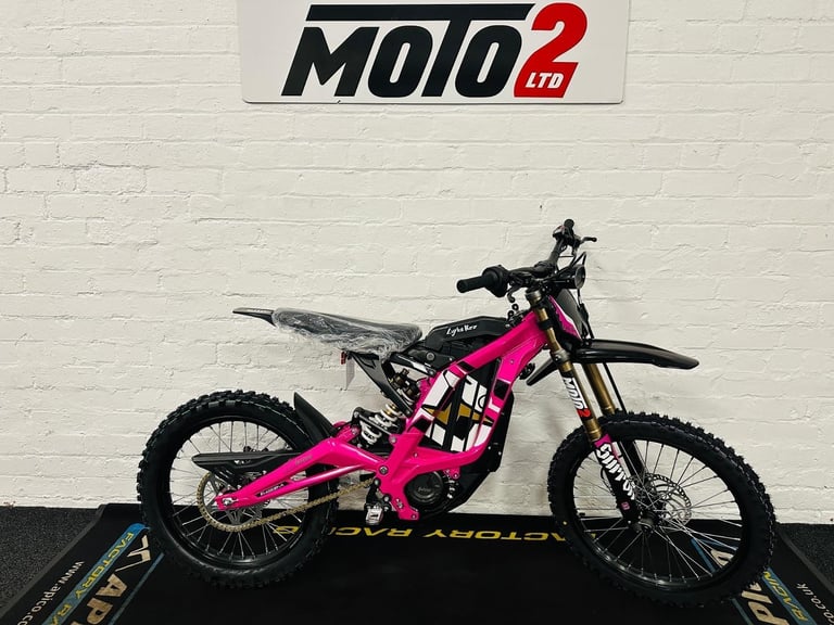 2025 NEW SUR RON LIGHT BEE X OFF ROAD ELECTRIC DIRT BIKE *PINK EDITION* 8KW 