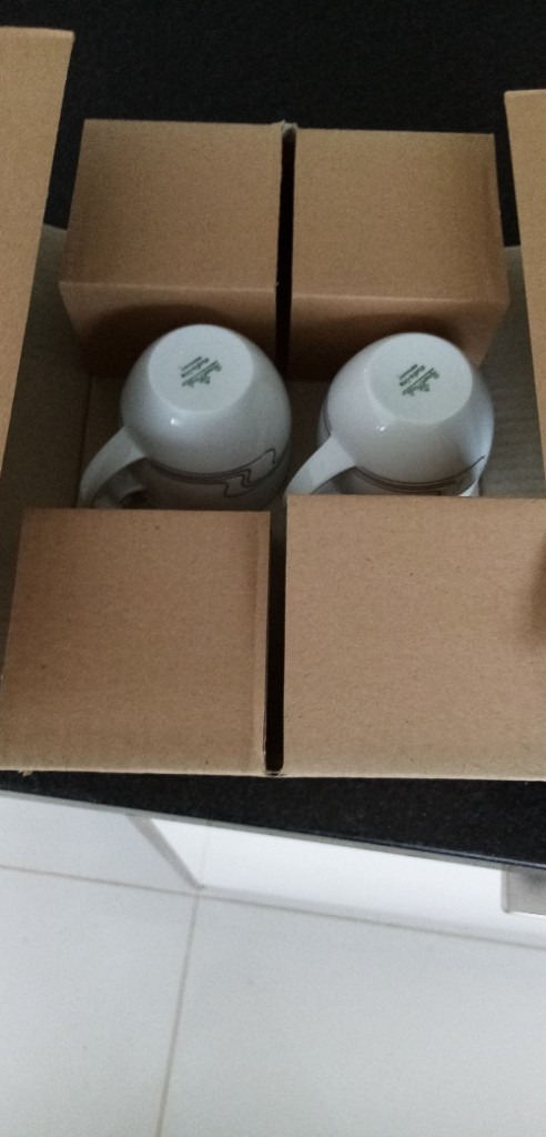 6 brand new Rosenthal White Gold Coffee Cups and Saucers.