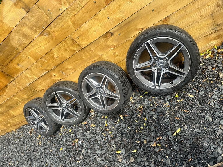 image for Mercedes CLA AMG ALLOYS WITH RUN FLAT TYRES 
