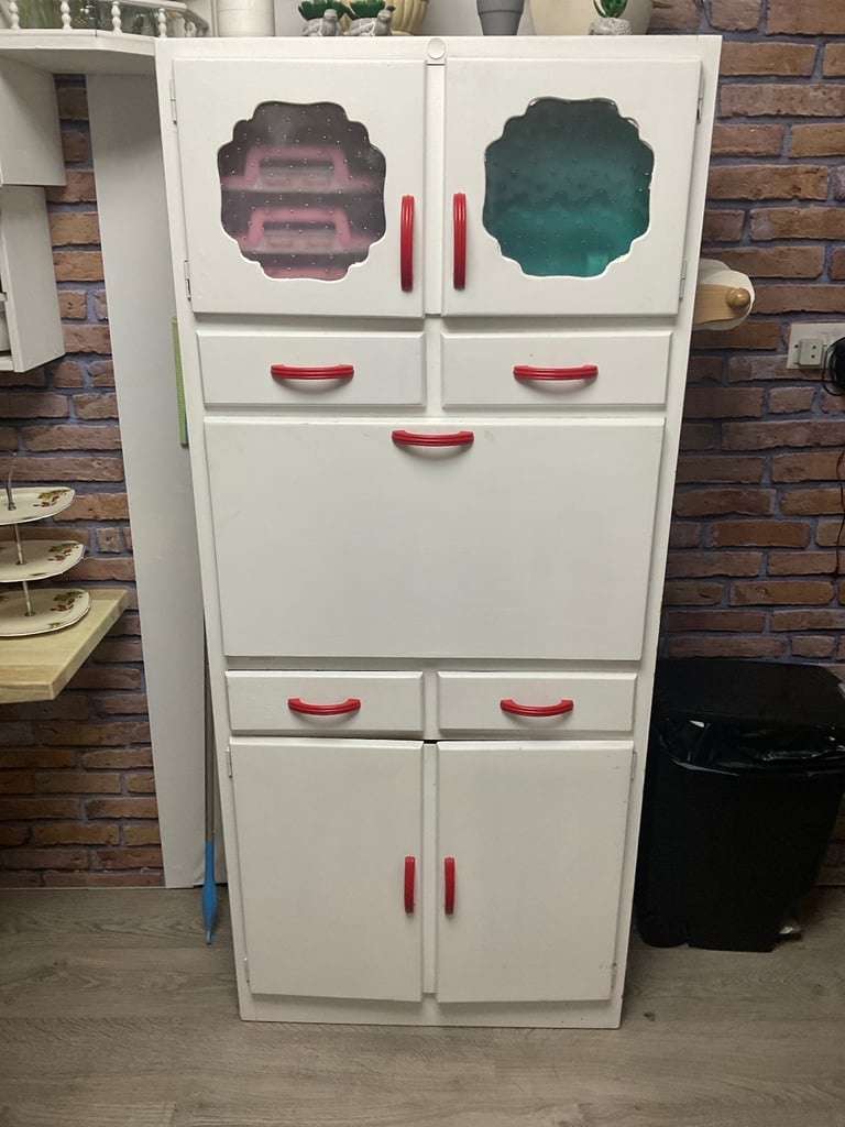 VINTAGE RETRO FREE STANDING LARDER PANTRY KITCHENETTE 1950s 1960s