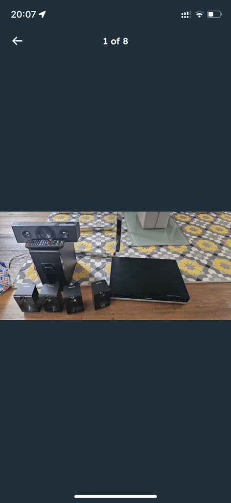 Panasonic SA-BTT405 3D Smart Blu Ray Surround Sound 5.1 Home Theatre Syste