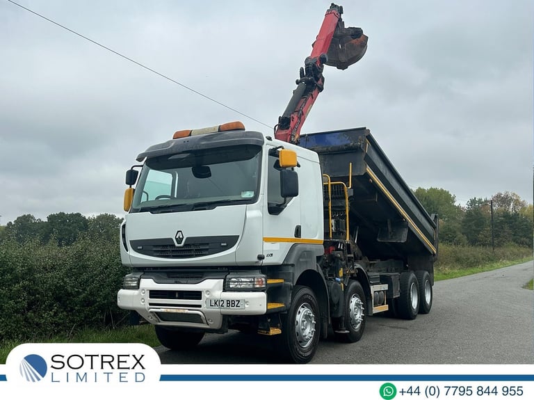 Renault KERAX (34) 430 8 X 4 Tipper Grab