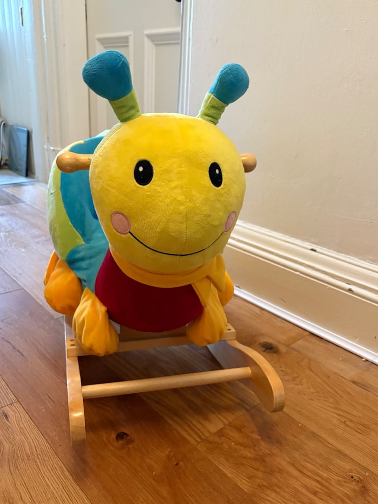 Rocking caterpillar rocking horse type toy 