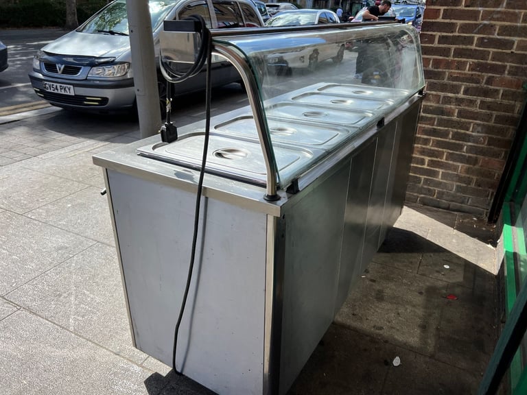 HOT FOOD SERVING BAIN MARIE CATERING COMMERCIAL KITCHEN EQUIPMENT FAST FOOD SHOP