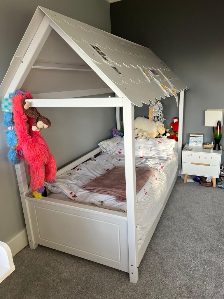 House style children’s Bed plus changing table / desk