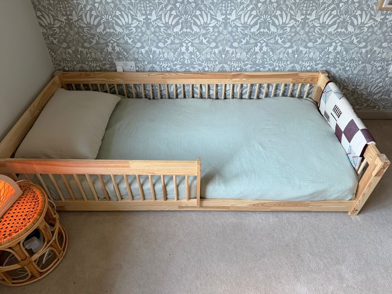 Gorgeous Tree Tale Single Montessori Kids Floor Beds - Wooden pine frame