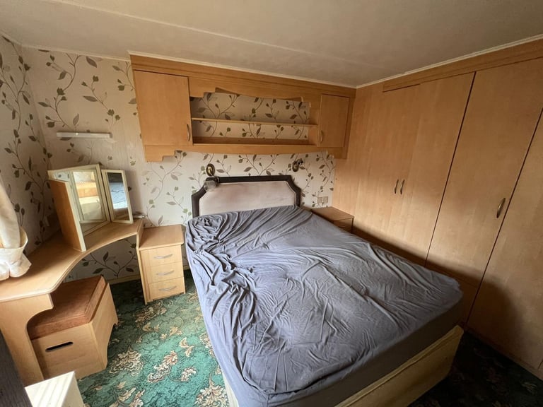 Static Caravan For Sale Pine Log 40ftx12ft, 2 Bedroom Cabin