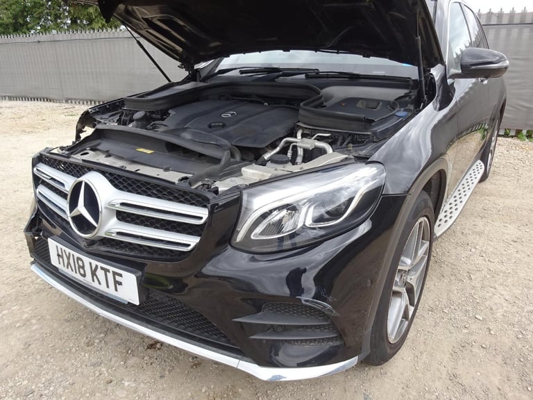 2018 18 REG MERCEDES GLC 250 D 4MATIC AMG PREMIUM+ DIESEL AUTO DAMAGED SALVAGE