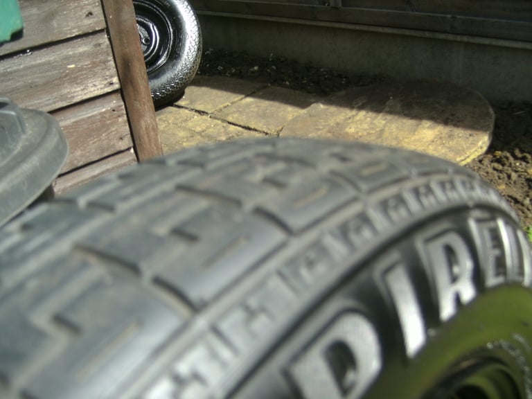ONE,NEW/AS NEW,VAUXHALL 5 STUD,5 X 110 PCD SPACESAVER SPARE WHEEL,C/W PIRELLI T125/85/16