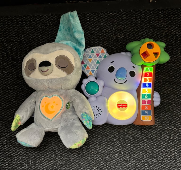 Fisher price koala v tech sloth £10 the pair 