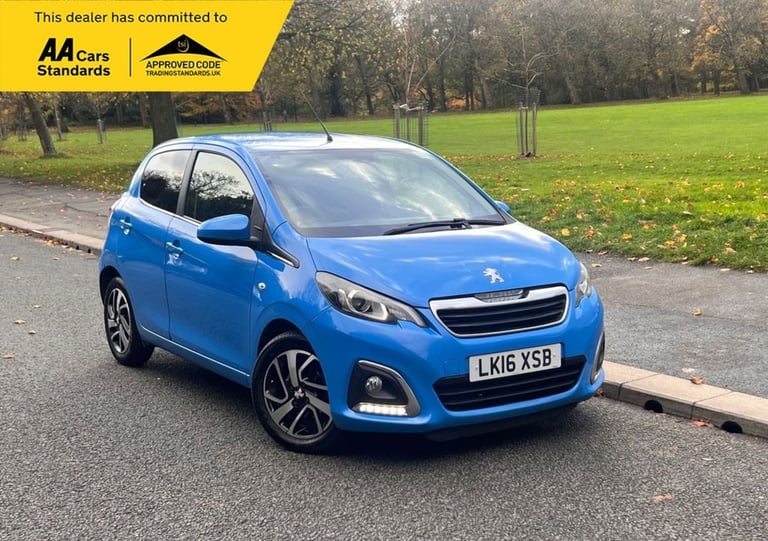 2016 16 PEUGEOT 108 1.2 PURETECH ALLURE HATCHBACK 5DR PETROL MANUAL EURO 6 (82 P