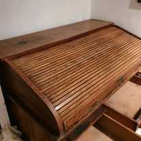 Oak roll top desk