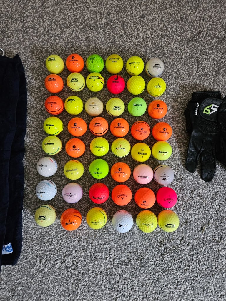 image for 48 Golf Balls / Golf Towel & Glove