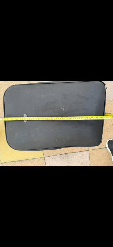  large suitcase  2 wheels used