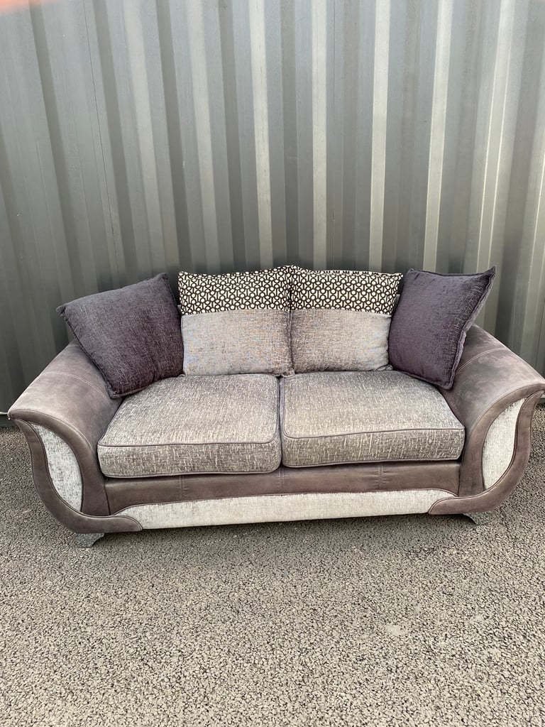 Grey Dfs 2 Seater Sofa (WE DELIVER🚚) in Coatbridge, North Lanarkshire
