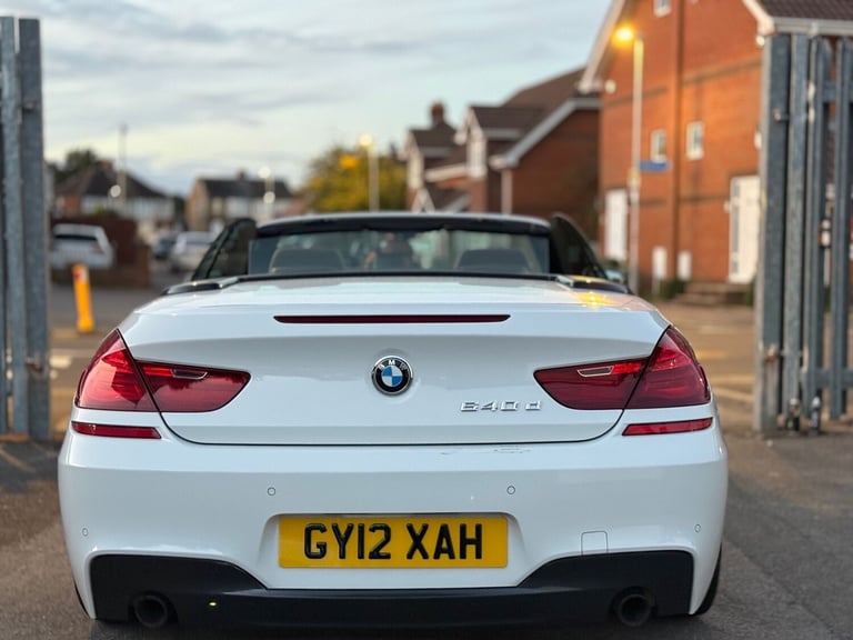 2012 BMW 6 Series 640d M Sport 2dr Auto CONVERTIBLE Diesel Automatic