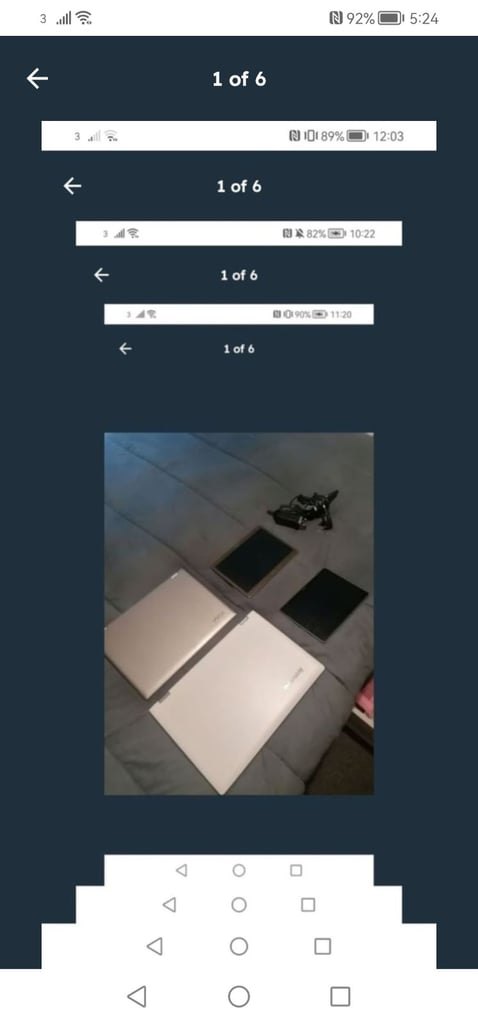 image for 2 laptop and 2 tab for sell 