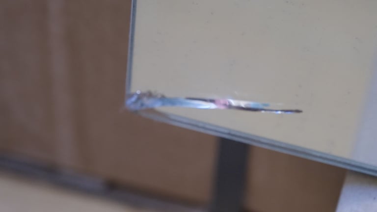 Mirrored glass