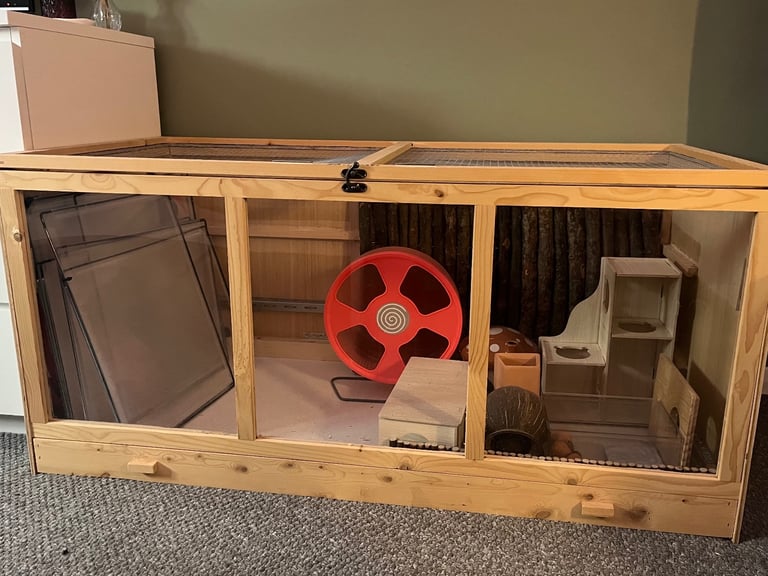 Pawhut Gerbil Cage & Supplies 