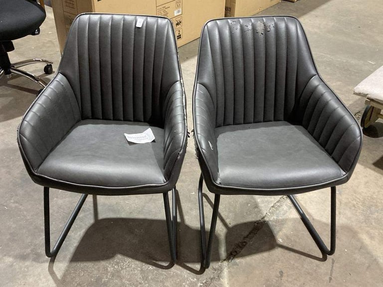 image for John Lewis Brooks II Side Dining Chairs Set of 2 (New but damaged material)