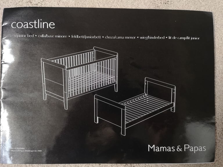 Mamas and Papas Coastline cot and junior bed