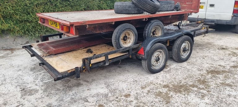 2001 land rover discovery td5  and transporter trailer 