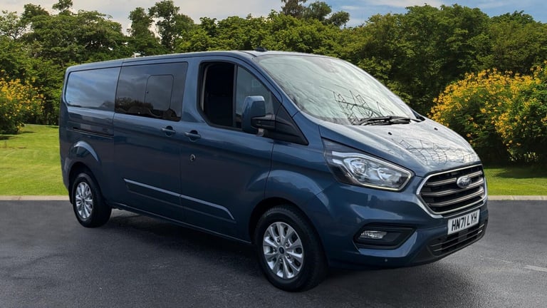 2021 Ford Transit Custom 300 L2 Diesel Fwd 2.0 EcoBlue 130ps Low Roof D/Cab Limited Van Crew Bus ...