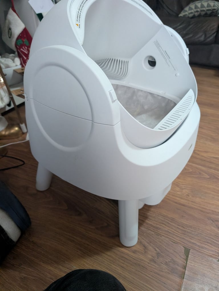 Petpivot Self-Cleaning Cat Litter Box – Auto Mode, Open Design, Large Cats