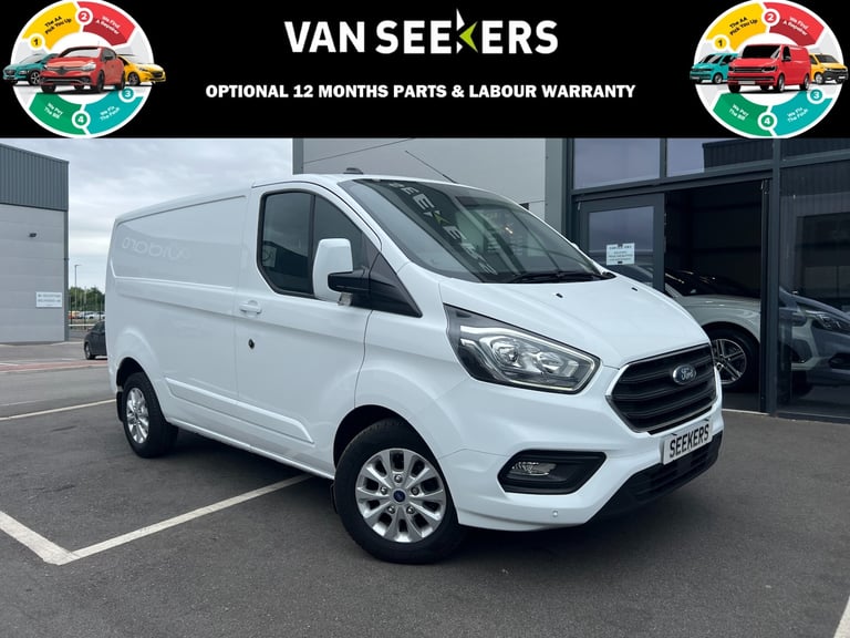 2021 L1H1 AUTO EURO 6 FORD TRANSIT CUSTOM 300 LIMITED P/V WHITE 2.0L DIESEL
