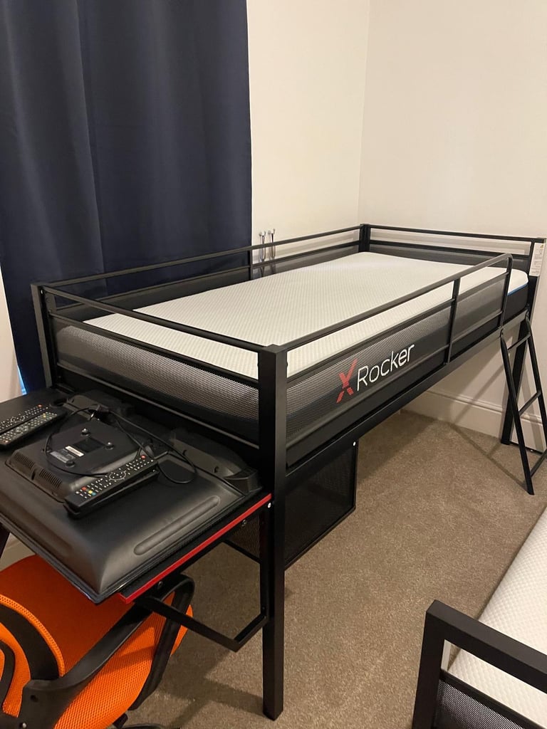 image for X Rocker mid bed with desk