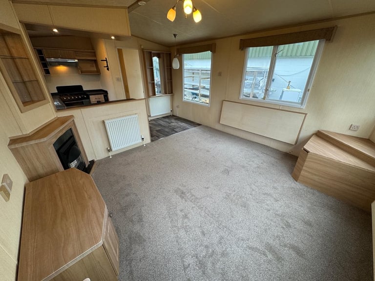 2 Bed Static Caravan - DG, CH, New Carpet - Offsite Sale, Private Land, Farms
