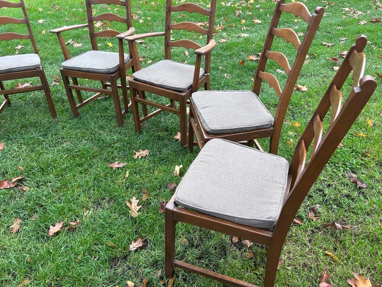 6 Ercol chairs. 