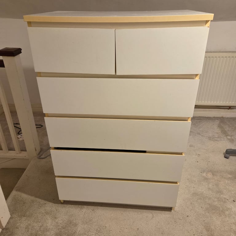 image for Solid White Chest of Drawers