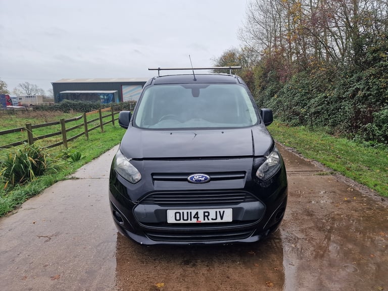 2014 Ford Transit Connect Black  Runs Needs Clutch  Spares Repairs  Roof Bars
