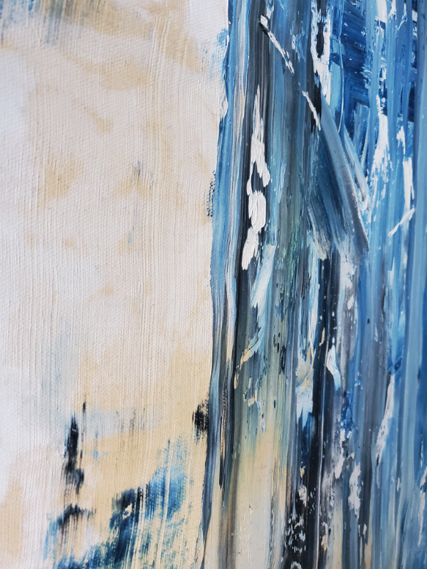 Original oil painting, on stretched canvas, abstract art