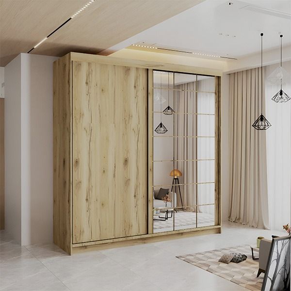 GUARANTEED PRICE- BRAND NEW 2 3 DOOR GERMAN SLIDING TWO THREE DOOR WARDROBE IN 4 COLORS *