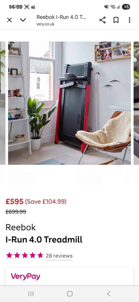 Treadmill-reebok in Scotland Gumtree