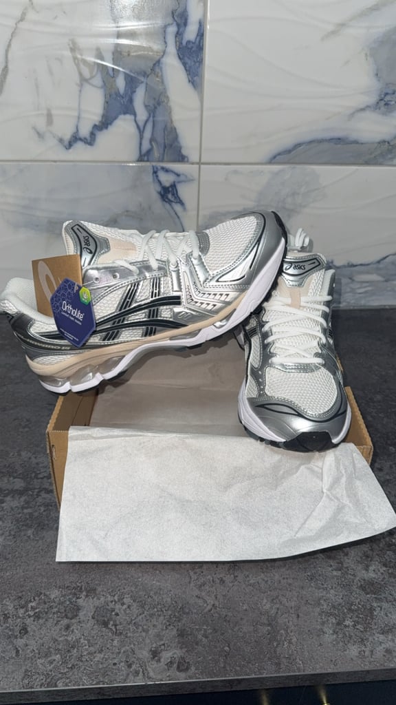 image for ASICS Gel-Kayano 14 White Graphite Grey - UK 10 - NEW
