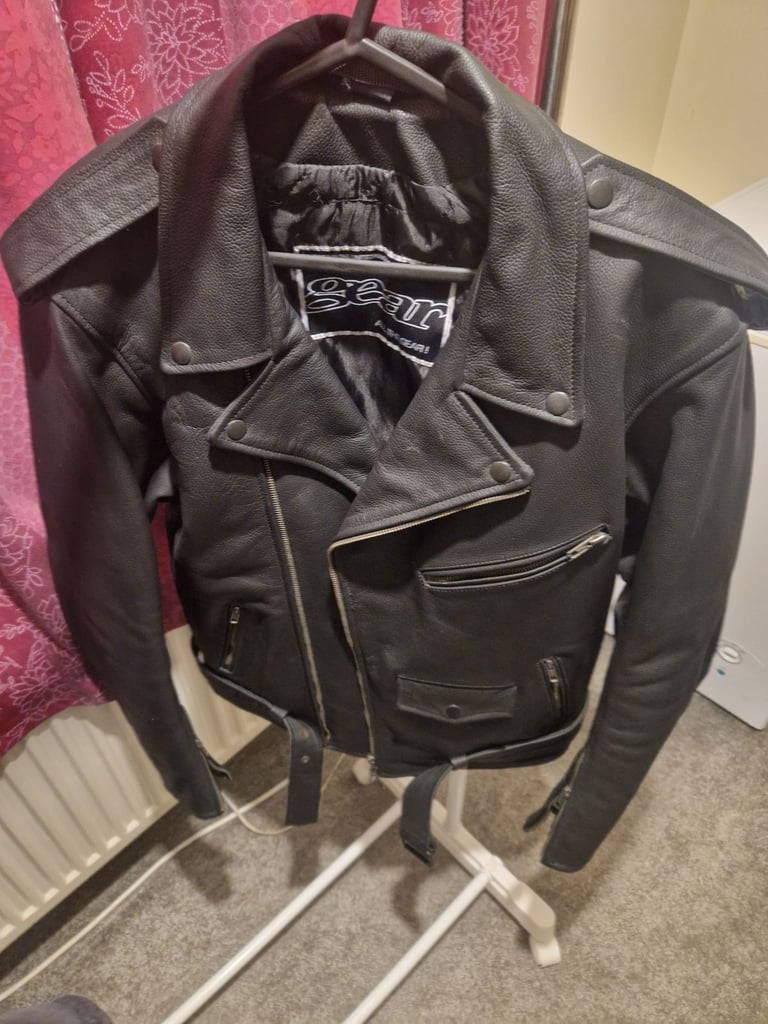 Motor bike Leather jacket 44 inch 