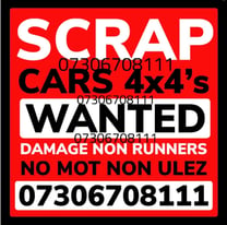 WANTED CAR VAN 4x4 SCRAP NON RUNNER SELL TODAY FAST CASH 💰 