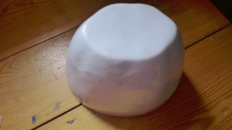 Large Antique Vintage Stoneware Jelly Blancmange Mousse Aspic Game Pate Mould. CLEAN AND USABLE.