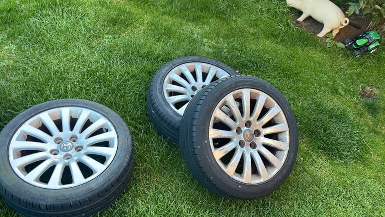 Vauxhall alloys  with great tyres 