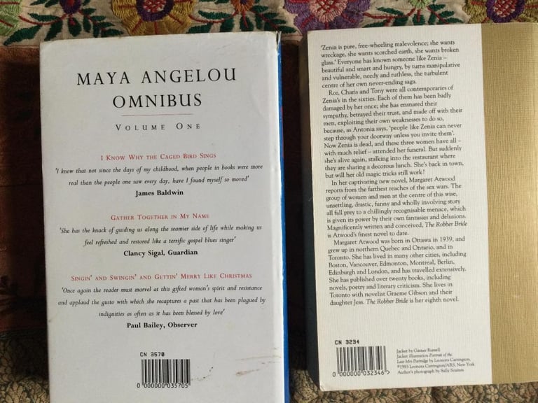 Maya Angelou & Margaret Atwood 50p each