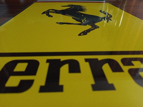 Ferrari metal sign '80