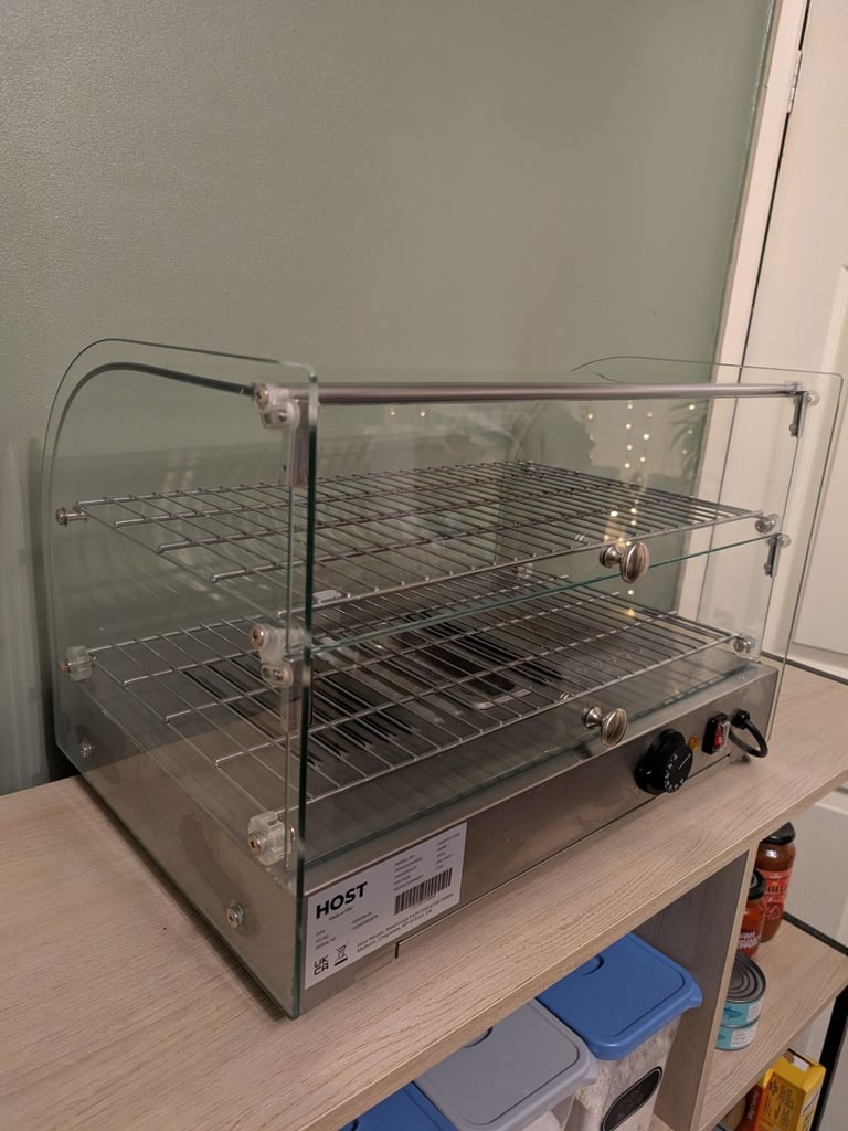 Heated food display cabinet 